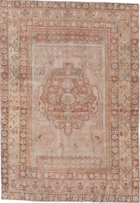 Antique Oushak Area Rug (4' x 6')